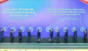 越南与老挝之间推出跨境二维码支付服务