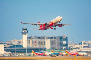 越捷航空第一季度实现强劲增长