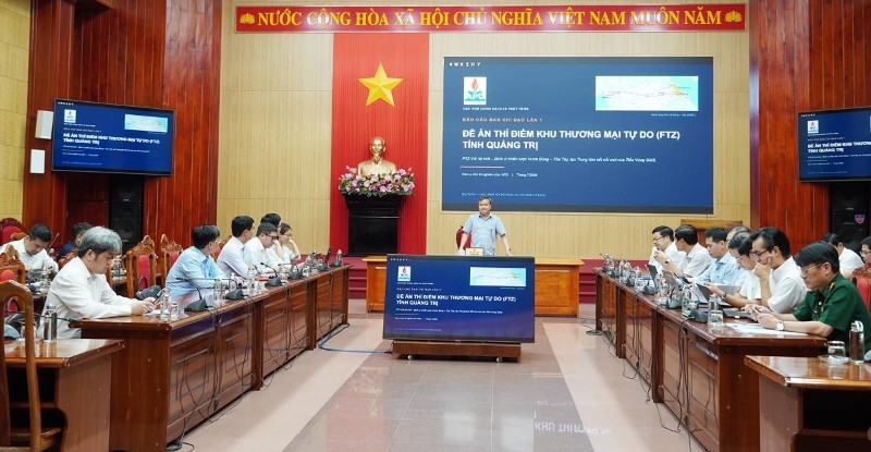 广治省自由贸易区项目指导委员会召开会议。 -(照片:洪门)