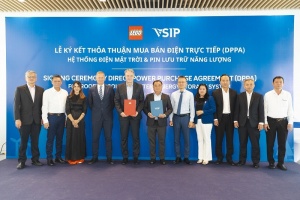越南乐高制造公司与VSIP签署直接购电协议