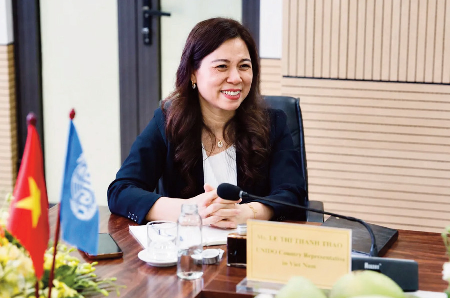 来自越南工发组织的 Le Thi Thanh Thao 女士。
