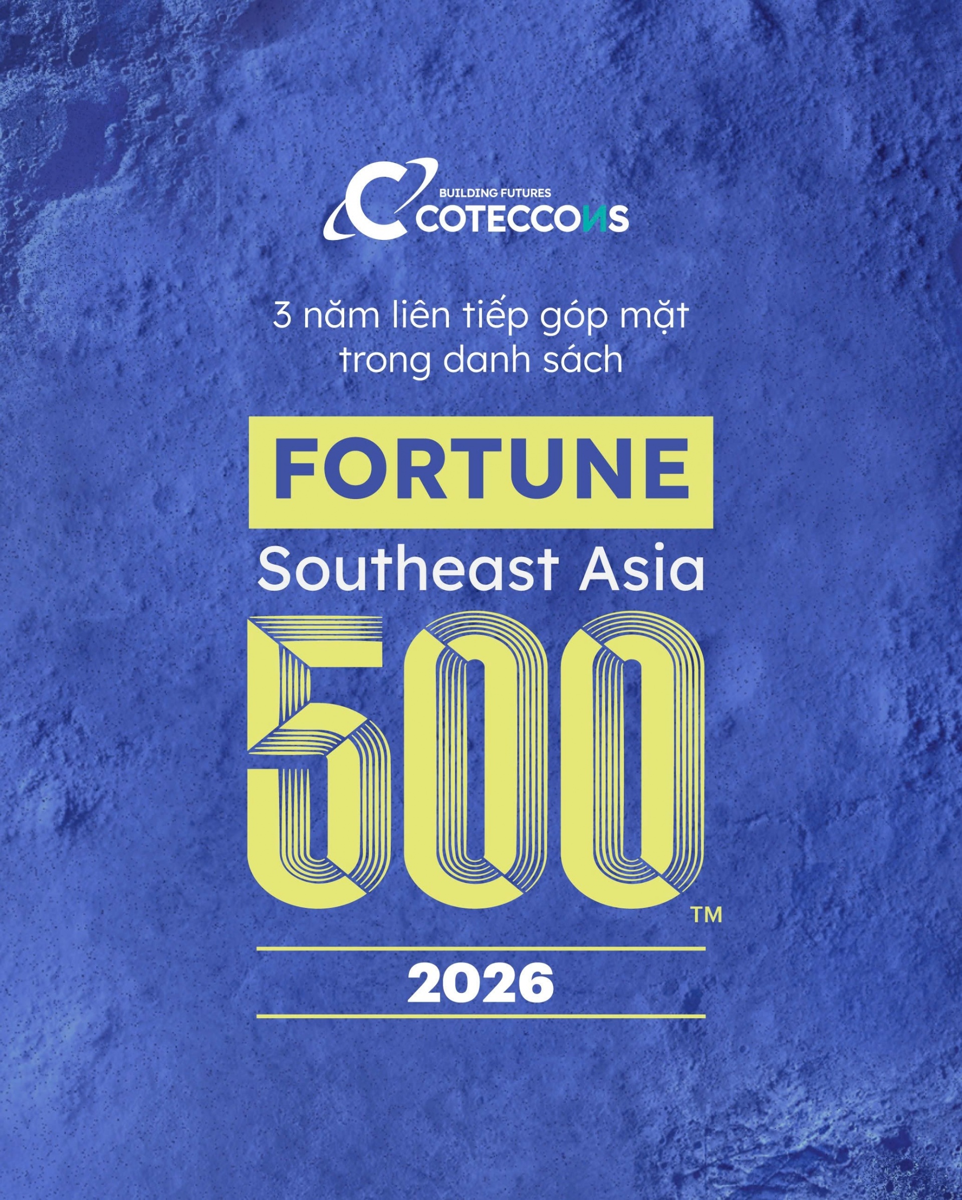 Coteccons 在《财富》东南亚 500 强中继续上升