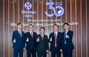 越南新韩银行庆祝在越南成立 30 周年