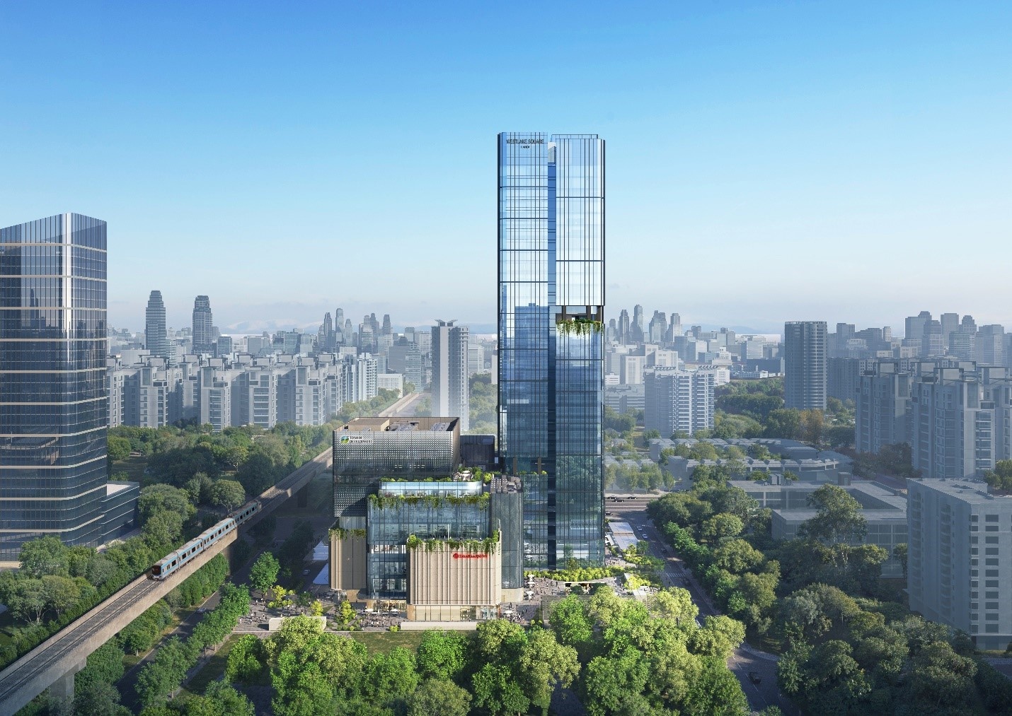 东信开发项目在河内西湖广场破土动工