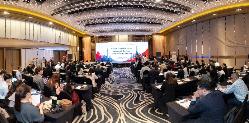经济弹性和 CPTPP-欧盟联系 2026 年越南-加拿大论坛。-(照片:加拿大驻越南大使馆)
