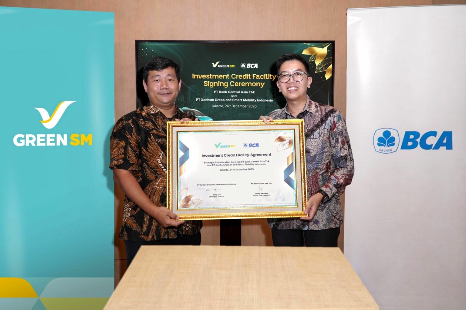 Green SM Indonesia与中亚银行签署投资贷款