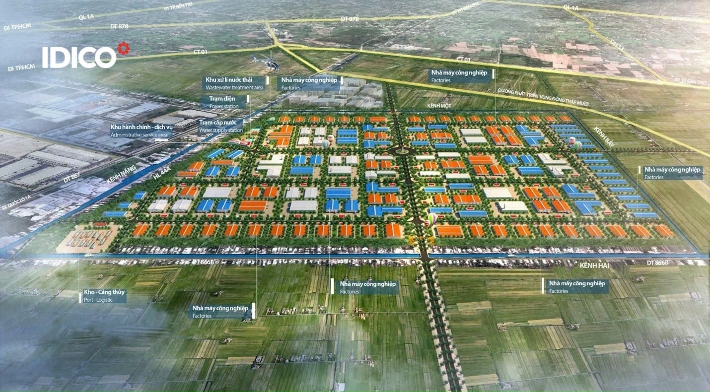 IDICO Tan Phuoc 1工业园获得投资证书