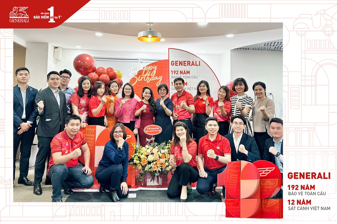 Generali——192年的全球保护,12年与越南的陪伴