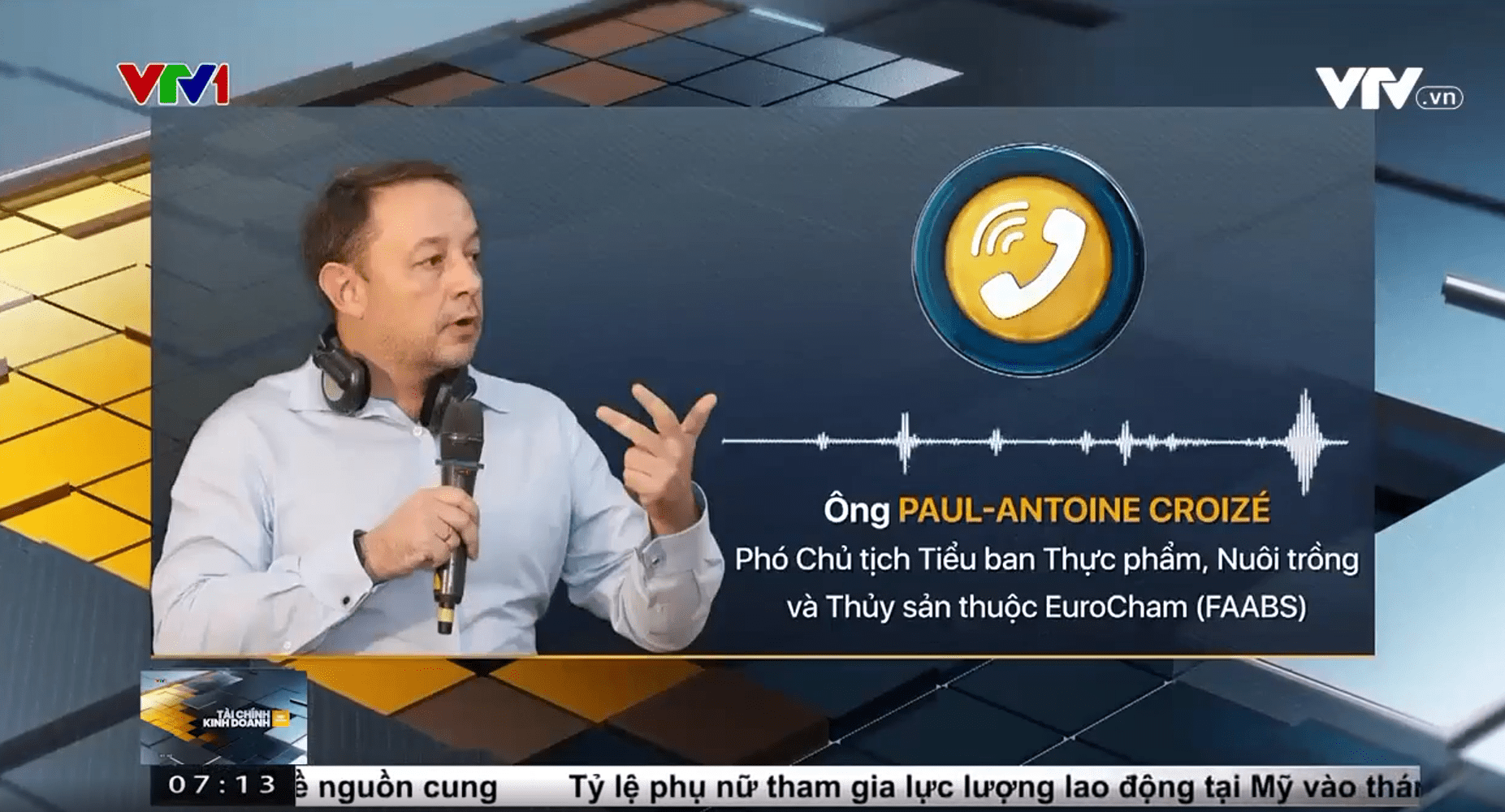 EuroCham FAABS 副主席 Paul-Antoine Croizé 分享了他对 VTV1 的建议