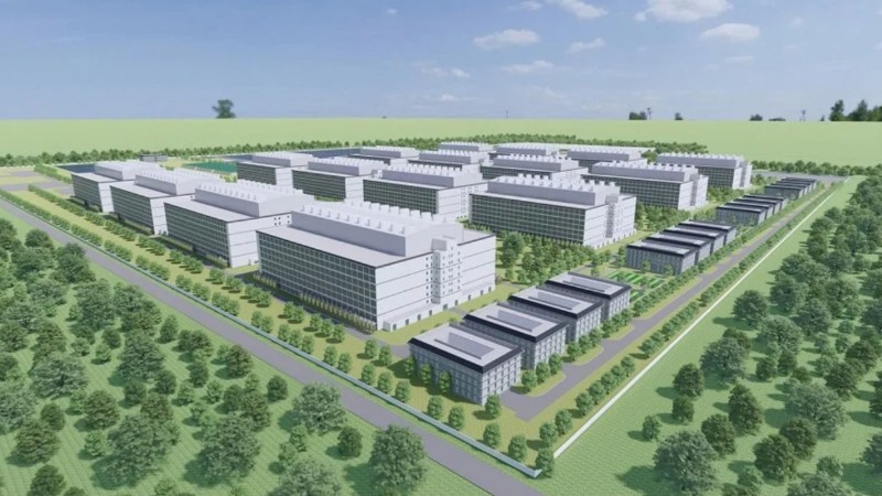 高层养猪场模型的 3D 渲染。 (照片:BAF)