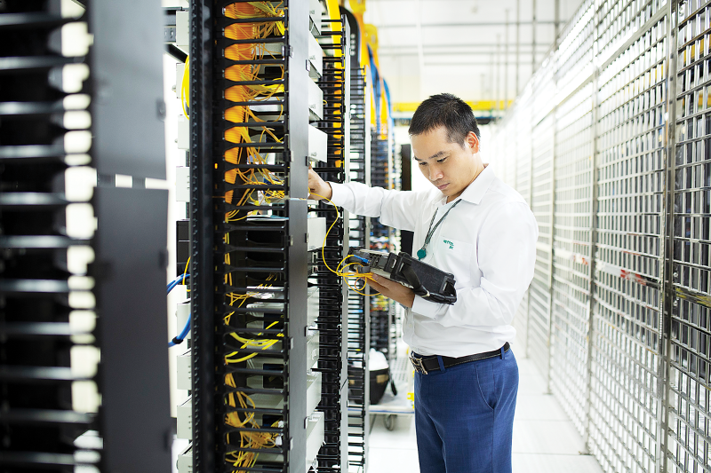 越南吸引了全球数据中心运营商。 (照片:Viettel IDC)
