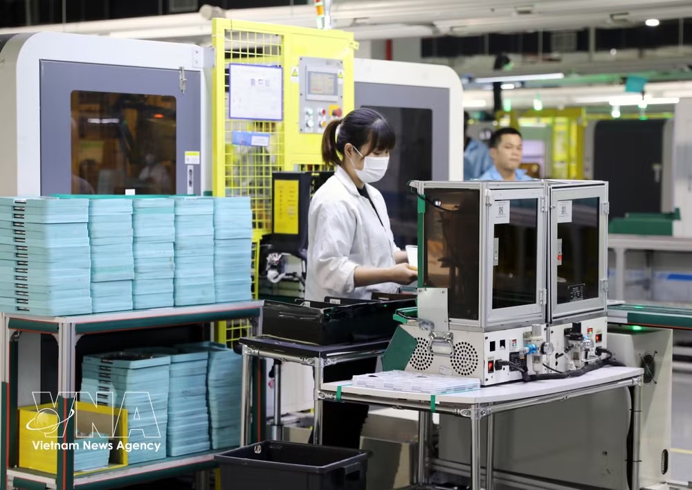 预计第三季度工业生产同比增长13.2%。 (照片:越通社)