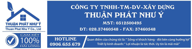 CÔNG TY TNHH THƯƠNG MẠI DỊCH VỤ XÂY DỰNG THUẬN PHÁT NHƯ Ý