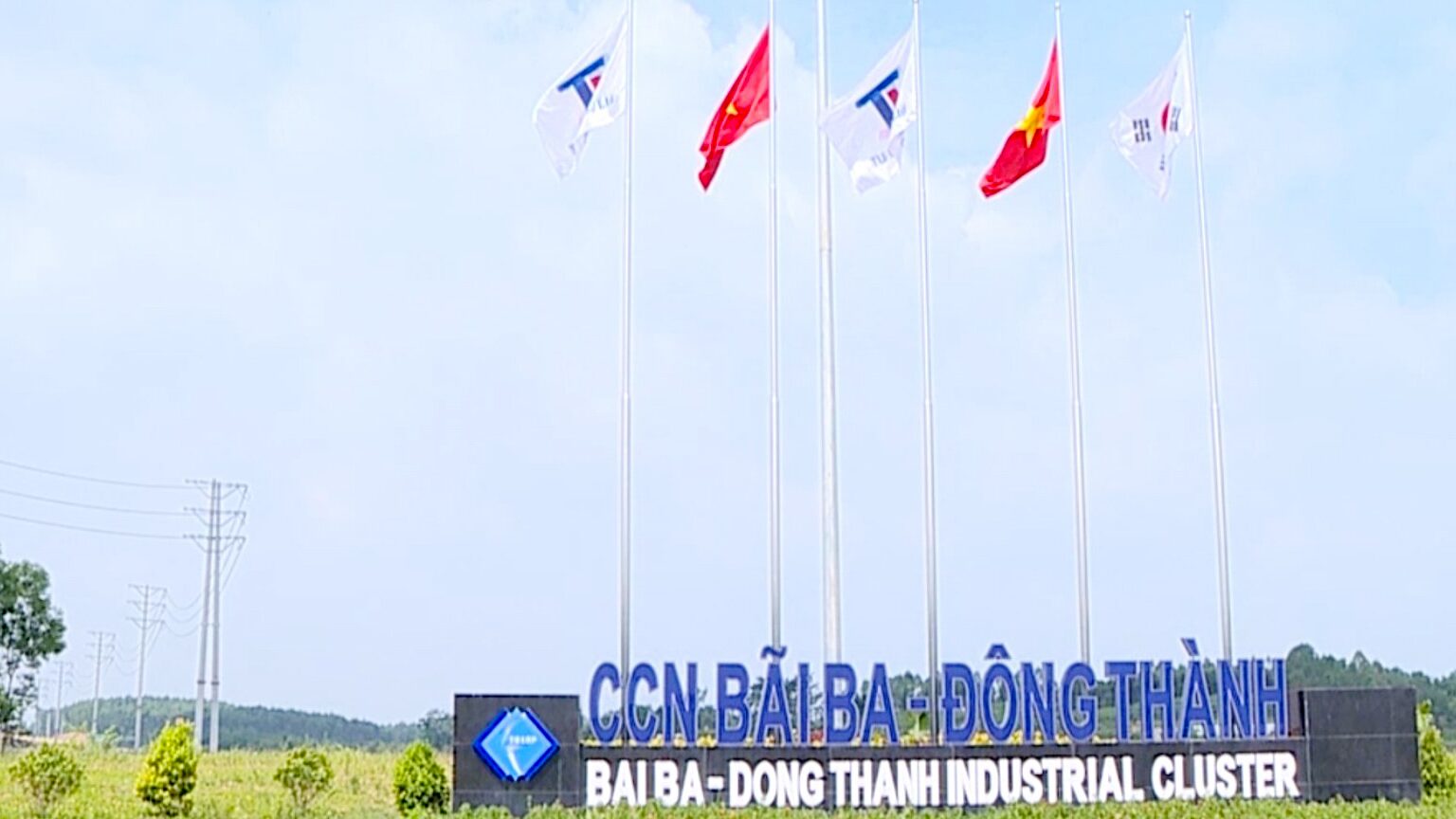 Cụm công nghiệp Bãi Ba - Đông Thành - Phú Thọ