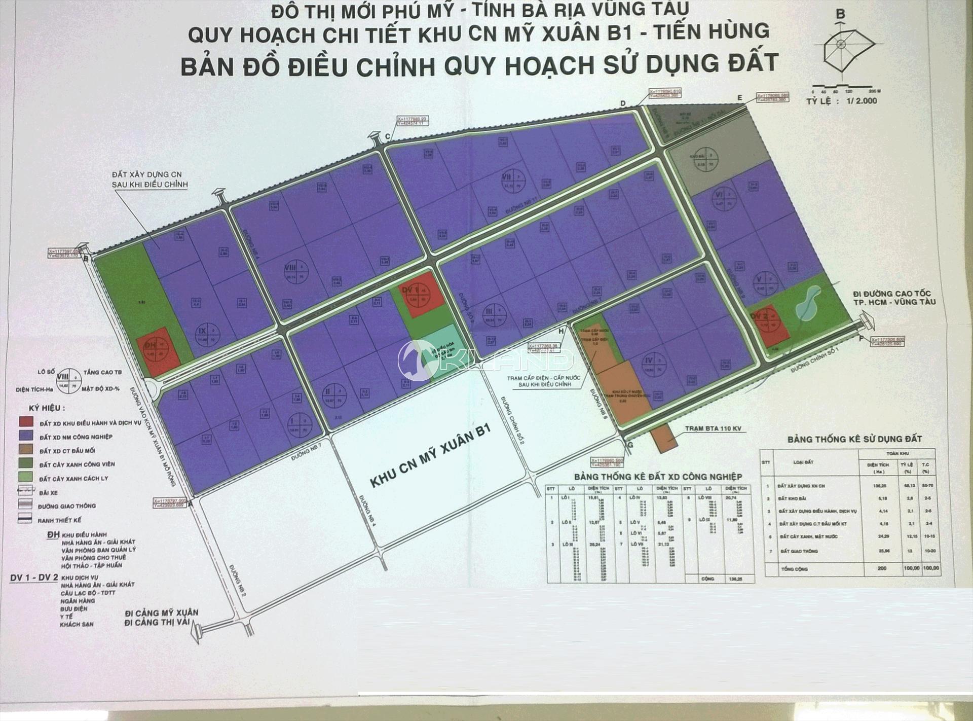 Khu công nghiệp Mỹ Xuân B1 - Tiến Hùng - Bà Rịa Vũng Tàu