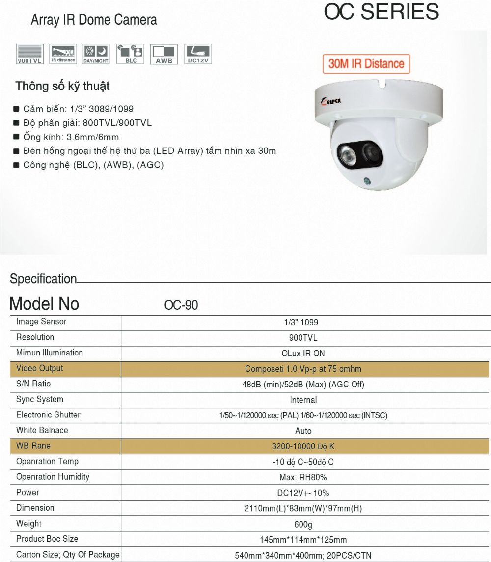 Camera OC - 90