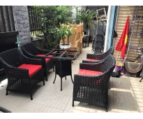 Bàn ghế nhựa sân vườn HTT 021