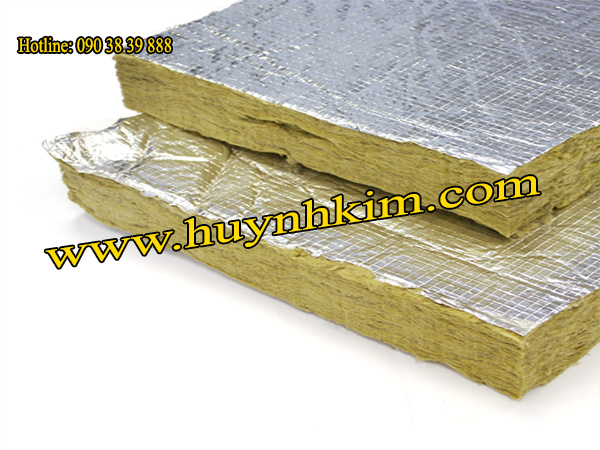 Bông khoáng tấm có bạc