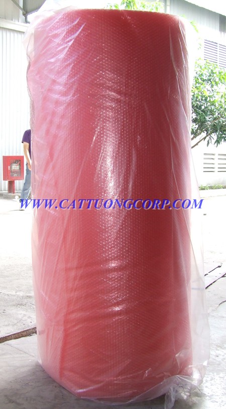 Cuộn xốp hơi Cát Tường màu đỏ