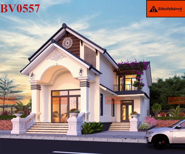 Nhà 1,5 tầng