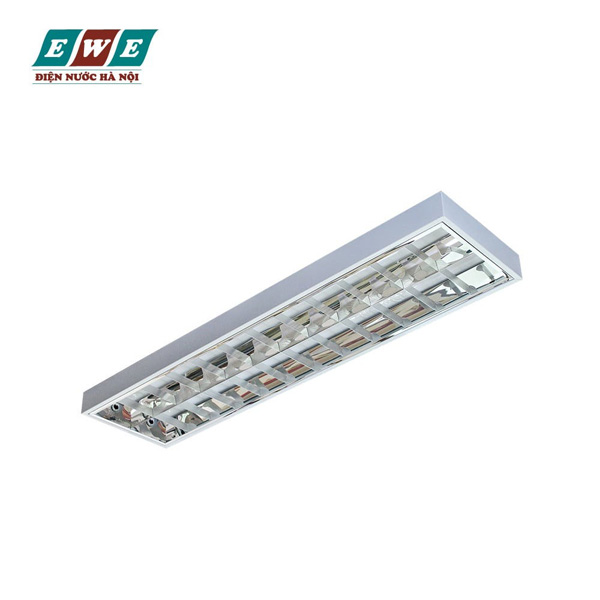 Máng phản quang lắp nổi Duhal 2x18W TDN218