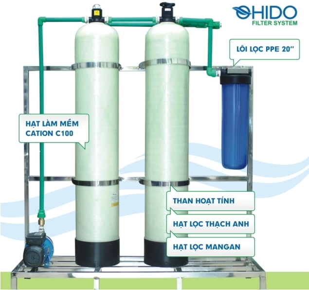Dây chuyền lọc nước tinh khiết D01