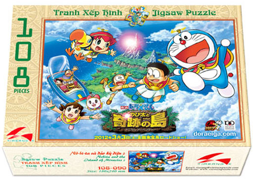 Xếp hình 108 mảnh nobita và đảo kỳ diệu