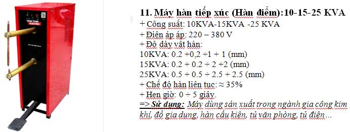 Máy hàn Trung Thắng