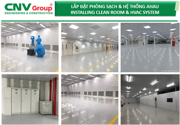 Lắp đặt phòng sạch và lắp đặt AHU