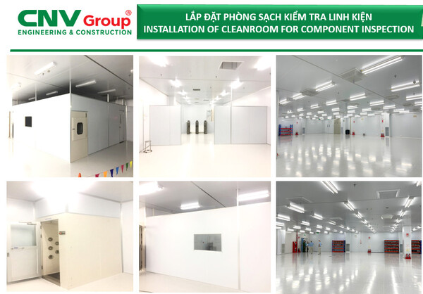 Lắp đặt phòng sạch kiểm tra sản phẩm