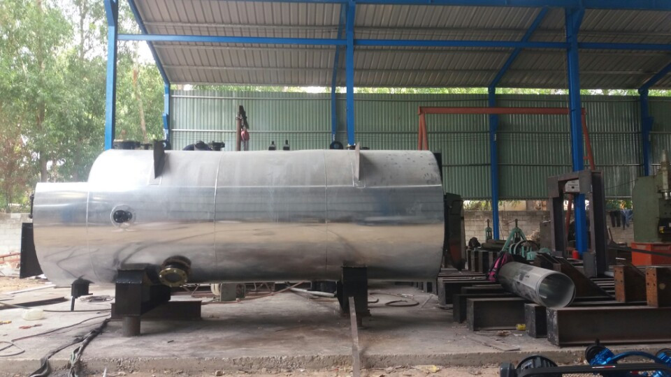 Lò hơi đốt bằng rác, vải vụn