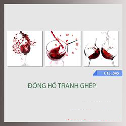 Đồng hồ tranh ghép