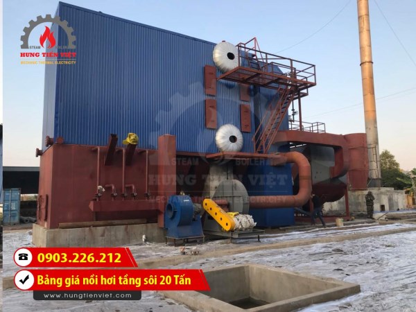 Nồi hơi tầng sôi 20 tấn
