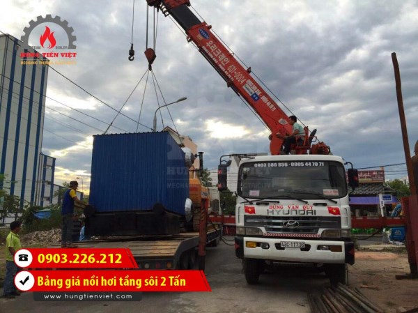 Nồi hơi tầng sôi 2 tấn