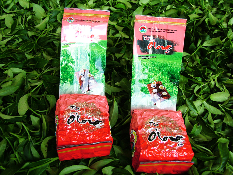 Chè Ô Long hút chân không