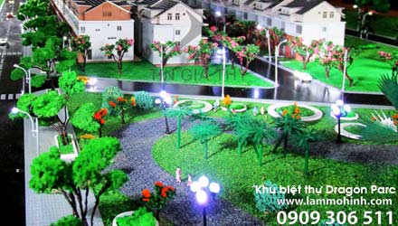 Mô hình khu biệt thự Dragon Parc