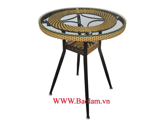 Bàn nhựa giả mây