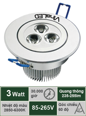 Đèn Led âm trần
