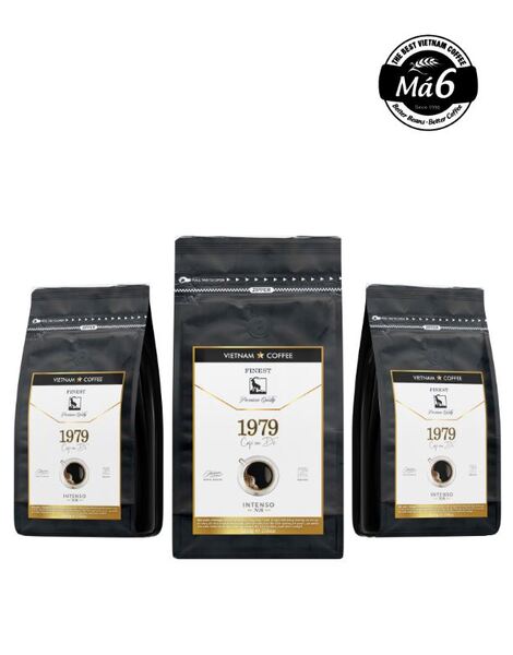 Cà phê 1979 rang xay thượng hạng Arabica - Robusta - Túi đen
