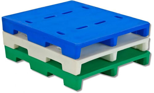 Pallet nhựa cũ 2 hướng nâng