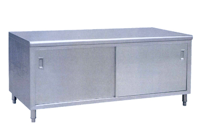 Quầy Inox cửa trượt