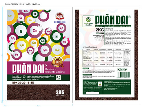 Phân bón NPK 20-20-150+TE