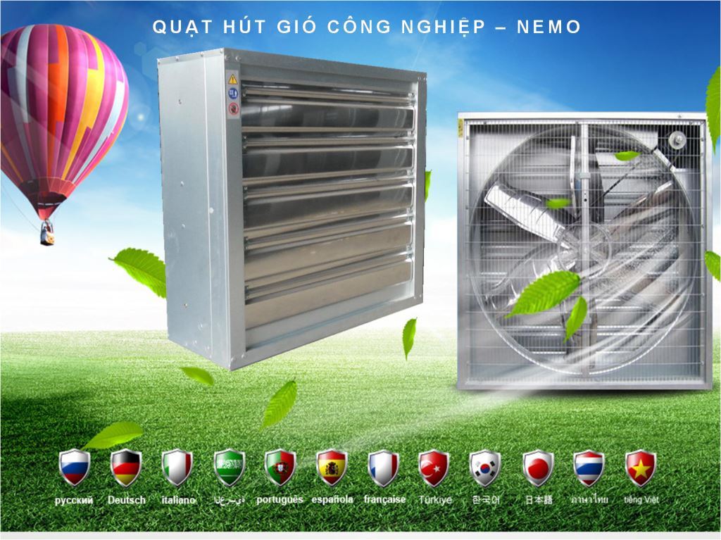 Quạt hút gió trang trại