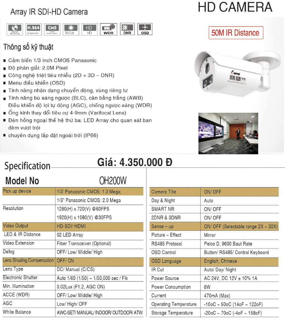 Camera OH200W