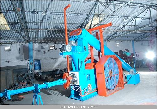 Máy ép củi trấu
