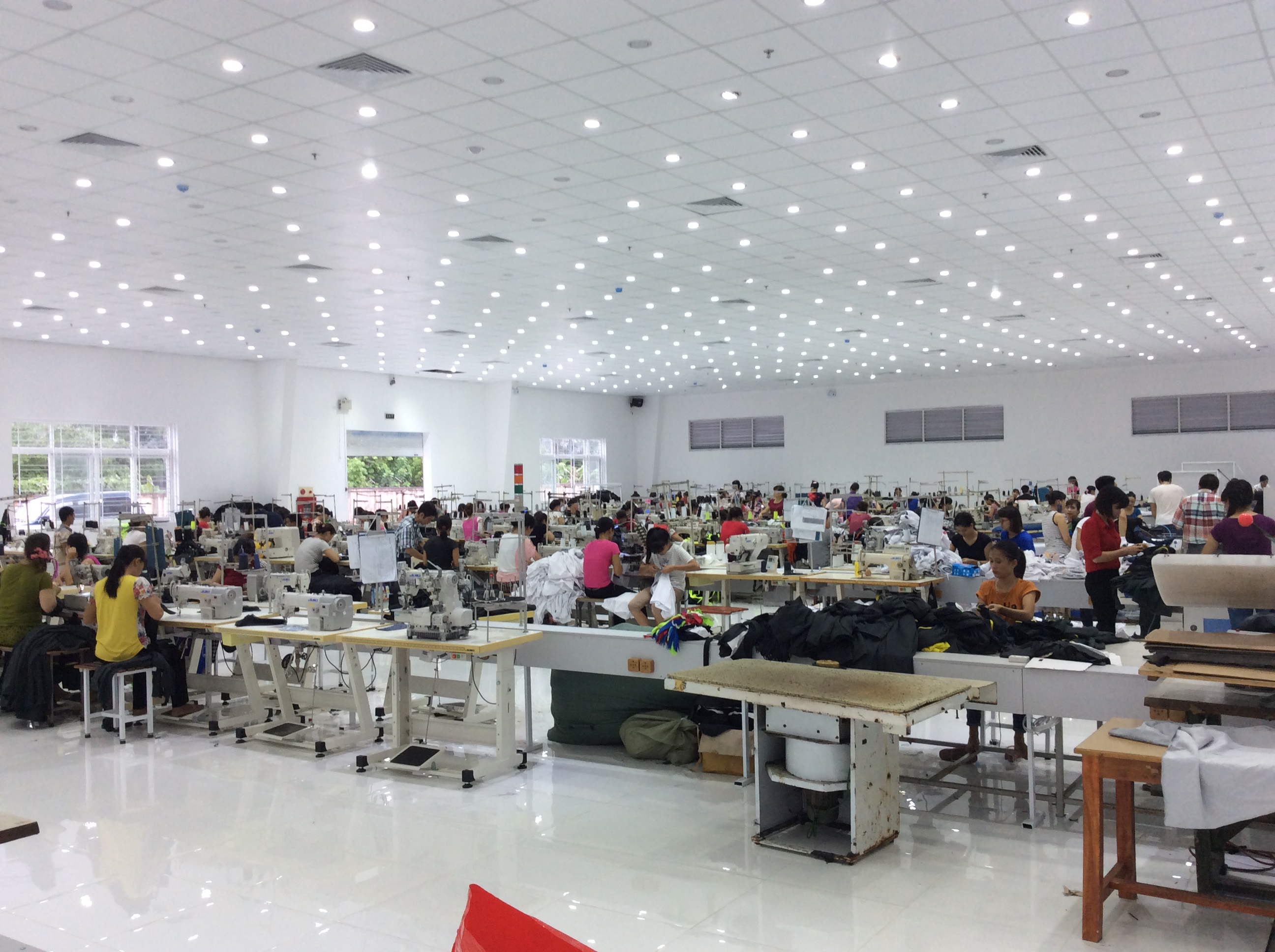 Xưởng May Xuất Khẩu Hiện Đại