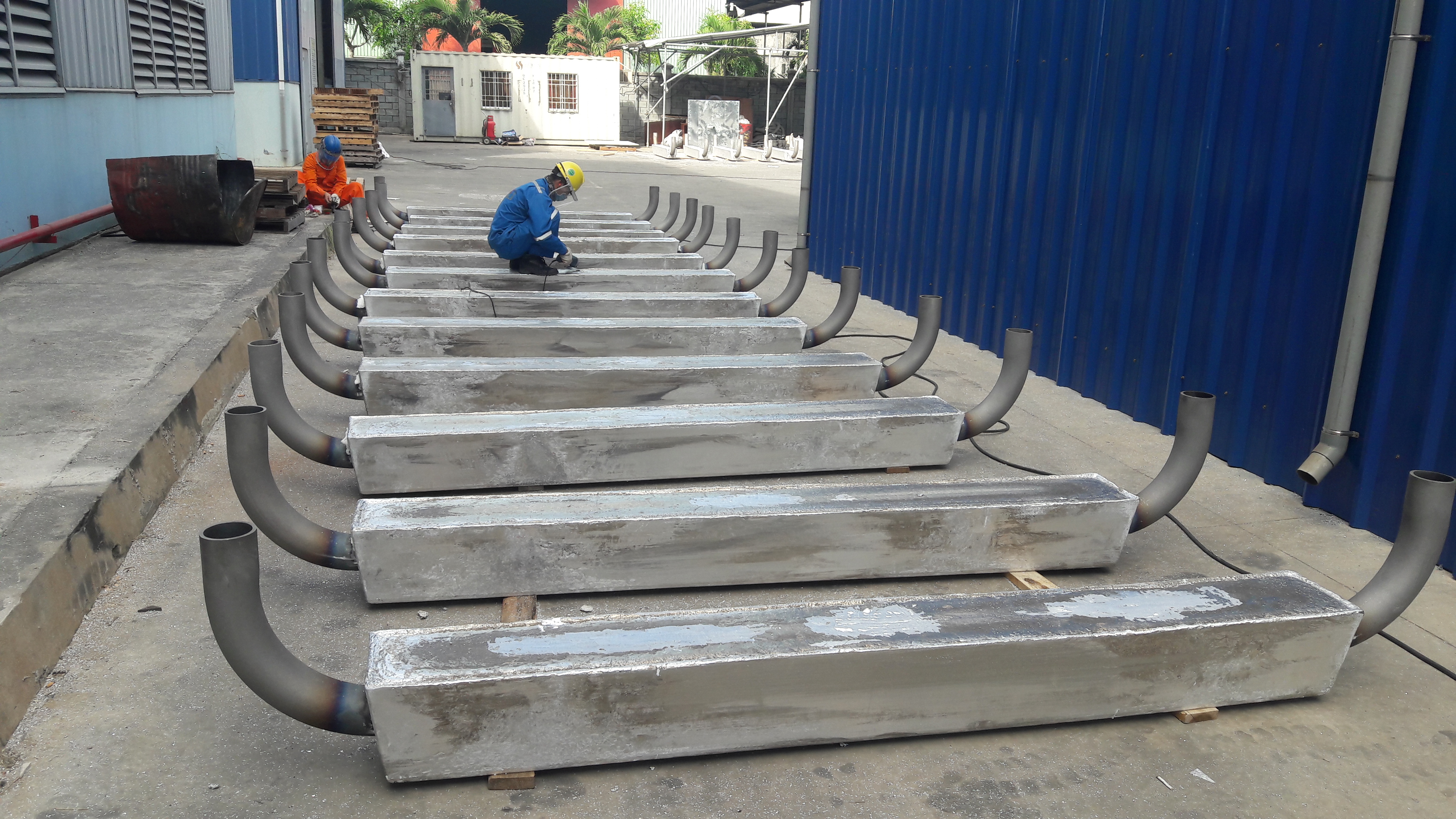 Đúc anodes nhôm