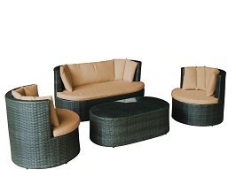 Bàn ghế nhựa giả mây