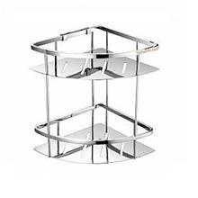 Kệ góc inox 2 tầng