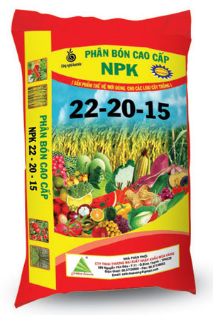 Phân NPK 22-20-15 -hoa nong